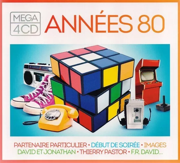 FRENCH BOX SET DIGIPACK ALBUM MEGA 4xCD ANNEES 80 RARE COLLECTOR COMME NEUF 2015