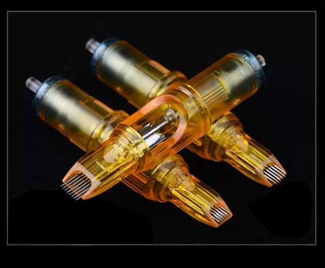 10,20,40,60,100 pcs Sterile Disposable Tattoo Needle Cartridges RL,RS,M1,RM 3