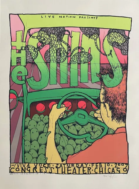 The Shins @ Congress Theater - Ltd Ed screen printed show poster by Jay Ryan '07