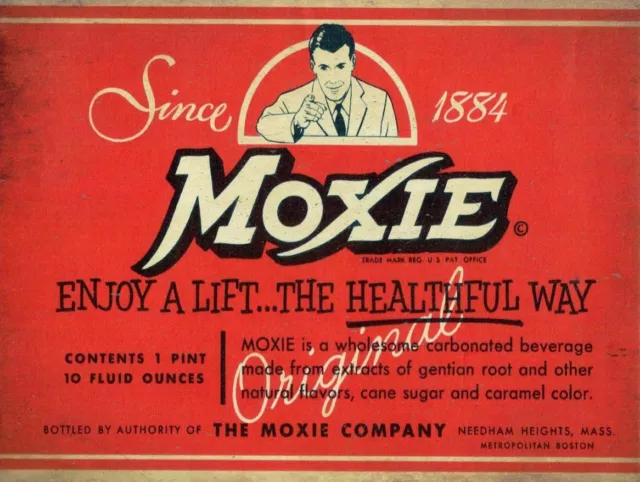 Since 1884 Moxie Soda Pop Drink Label Heavy Duty Usa Made Metal Advertising Sign