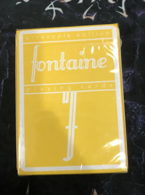 BRAND NEW Fontaine Pineapple Playing Cards 1/2500 
