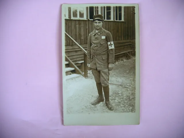 CPA Military War Photo Card Soldier Character 1916 Ohrdurf