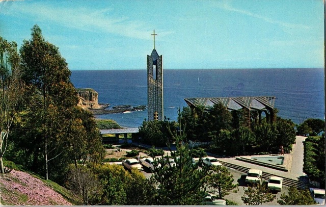 Wayfarers Chapel Glass Church Verdes Hills Portuguese Bend California Postcard
