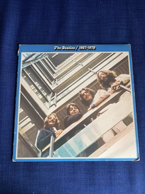 The Beatles 1967-1970 Blue Album Vinyl Record PCSP718