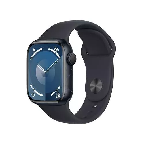 Apple Watch Series 9 41mm Aluminiumgehäuse mit Sportarmband - Mitternacht,...