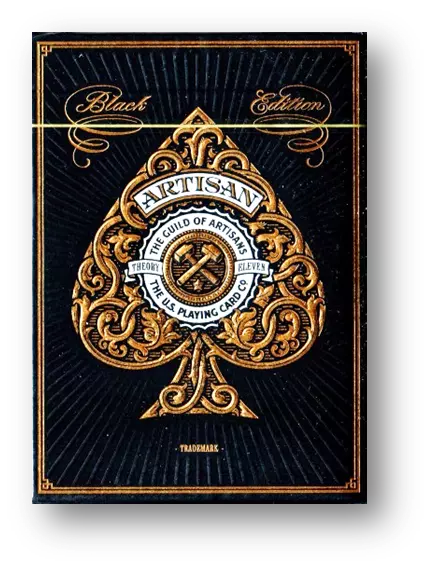 Artisan Black Edition Playing Cards By theory11 Poker Card Game