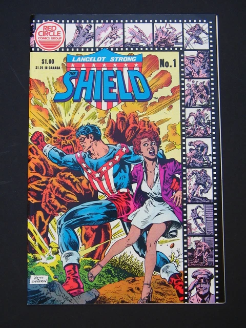 Lancelot Strong, The Shield #1  NM  1983  Red Circle Archie  High Grade Comic