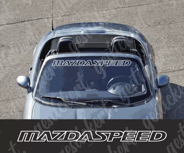 1X 100 CM Mazdaspeed Frontscheiben Aufkleber Mazda Sticker Decal Tuning JDM  MX-5 EUR 14,99 - PicClick DE
