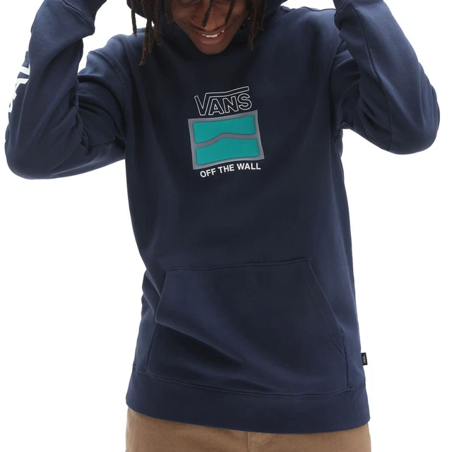 Vans Felpa da Uomo con Cappuccio Sequence Blu Taglia XS Cod VN0A5KDWLKZ
