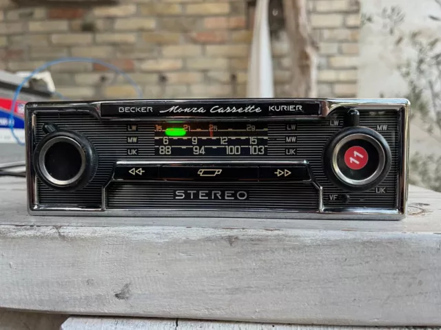 Autoradio Becker MONZA Cassette KURIER Stereo