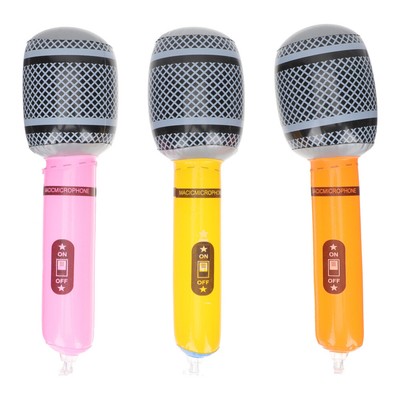 3pcs Microfono Giocattolo simulata MICROFONO FESTA BOMBONIERE Supplies 