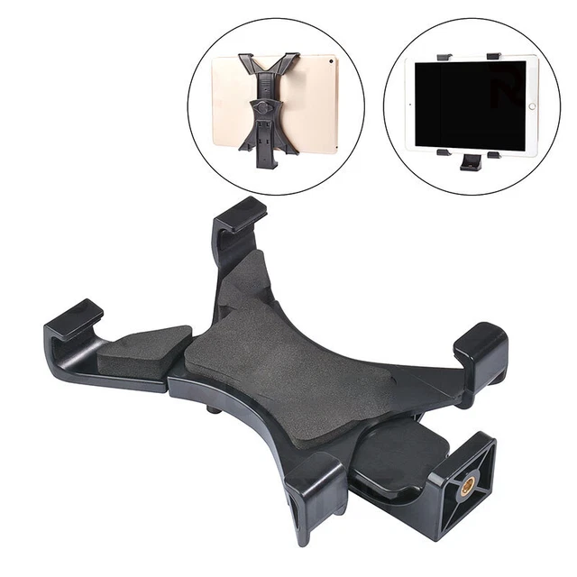 TABLET STAND ADJUSTABLE Tablet Tripod Mount Adapter Tablet Clamp Holder