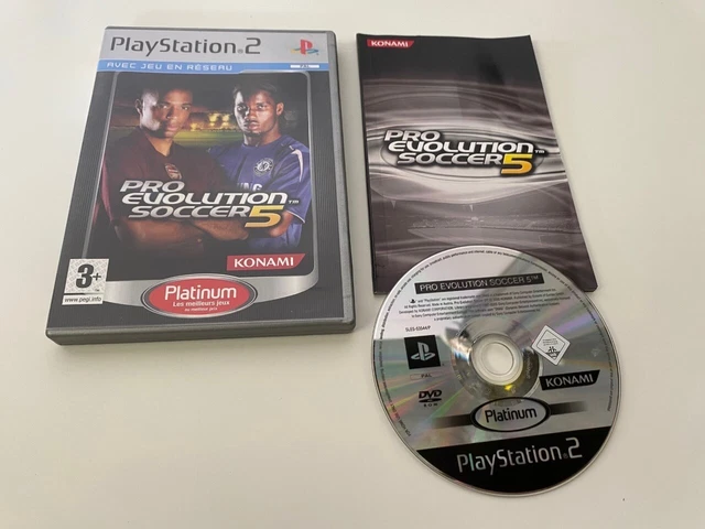 Jeu Pro Evolution Soccer 5 Platinum Pour PlayStation 2 - Bon état Avec Boîtier - Édition France