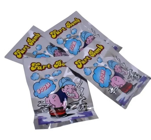 12 Bags Of Smelly Fart Bomb Bags - Fart Stink Bombs Nasty Smelly Prank Gag Ass E