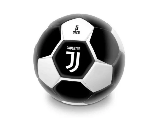 Pallone originale juventus misura 5 da calcio cuoio + OMAGGIO GADGET JUVENTUS