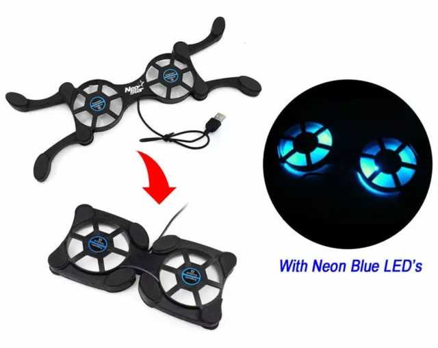 -Microsoft Xbox/One/X/S/360 Cooling Stand/Pad With Ultra-Blue LED Vortex® Fans-