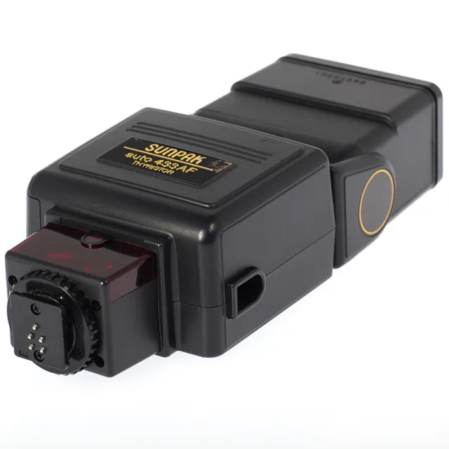 SUNPAK Auto 433 AF Thyristor Flash for Canon Cameras w/ Diffuser - Tested