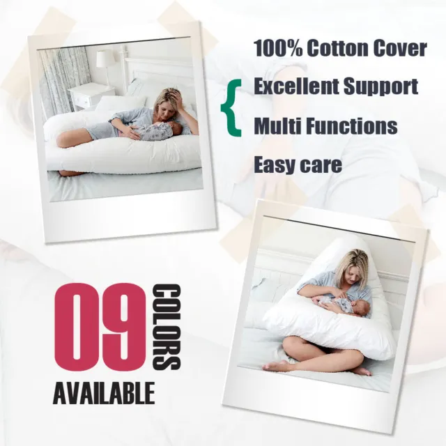 Aus Made Maternity Pregnancy Nursing Sleeping Body Boyfriend Pillow-80 x 140cm 2