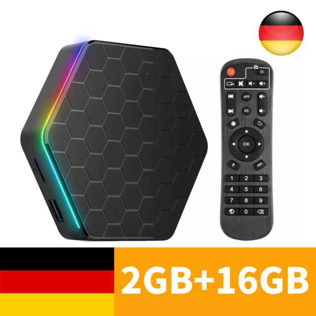 T95Z Plus TV-Box Android 12 6K Smart TV Box Quad Core 2GB RAM 16GB ROM Mediaplay