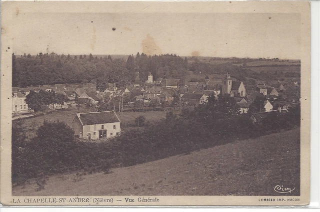 CP 58 Nièvre - La Chapelle-Saint-André - Vue Générale