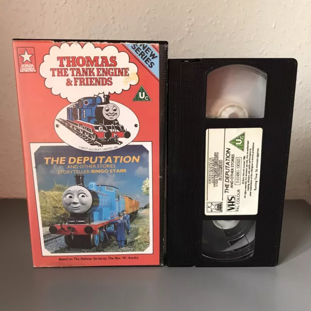 THOMAS THE TANK Engine And Friends - Vhs Video - The Deputation ...