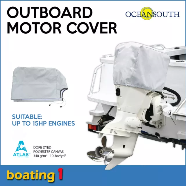 Outboard Motor Cover for Motors up tp 15HP High Quality UV Proof - Oceansouth