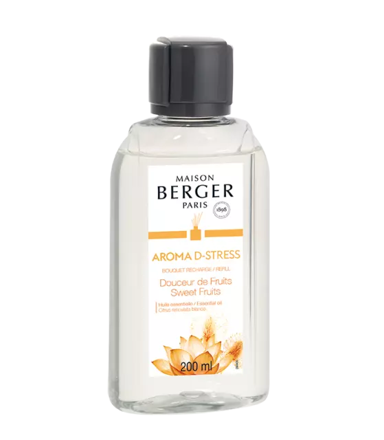 Maison Berger Ricarica 200 Ml Per Diffusore Bastoncini Aroma D-Stress Profumo C