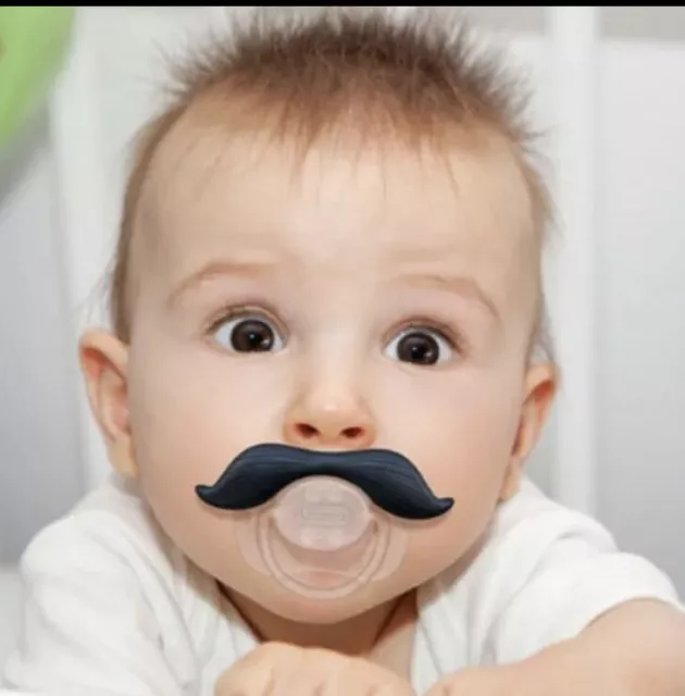 The Original Gentleman Mustache Baby Infant Pacifier