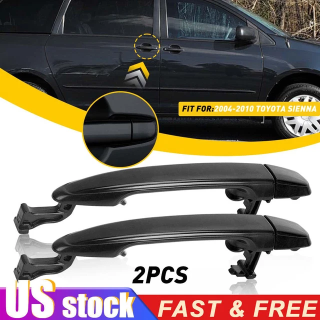 2x For Toyota Sienna 2004-10 Rear Left Right Sliding Door Door Handle 6921308020