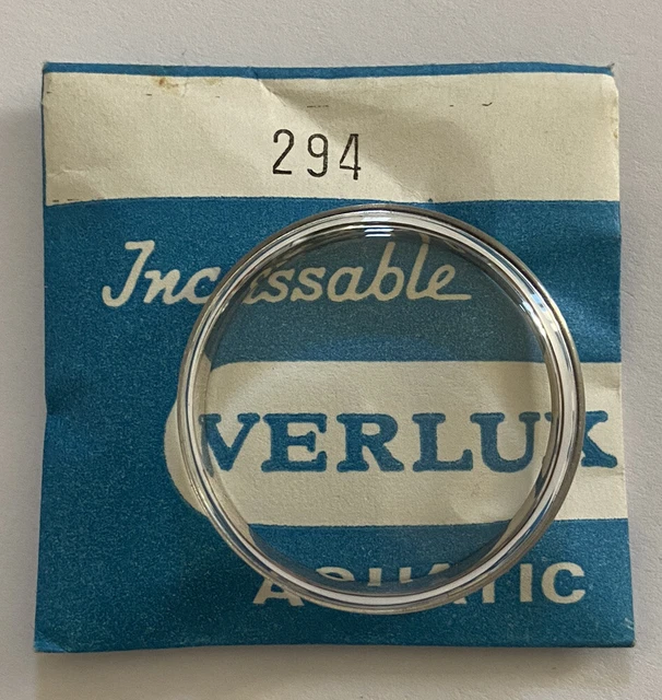 Verre de Montre Verlux Aquatic - Plexi Diamètre 337 Neuf