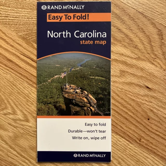 Rand McNally Easy To Fold: North Carolina [Laminated Fold Map]