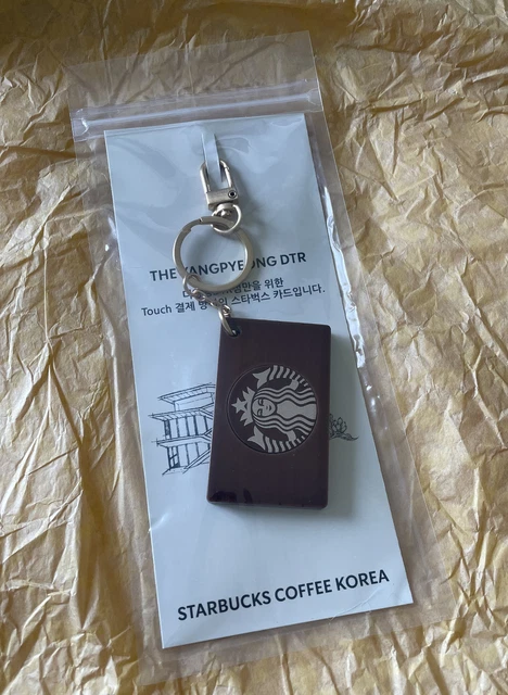 Porte-clés Artisanal Starbucks En Pâte Fimo - Style Gourmand Chocolat - Idée Cadeau - Neuf