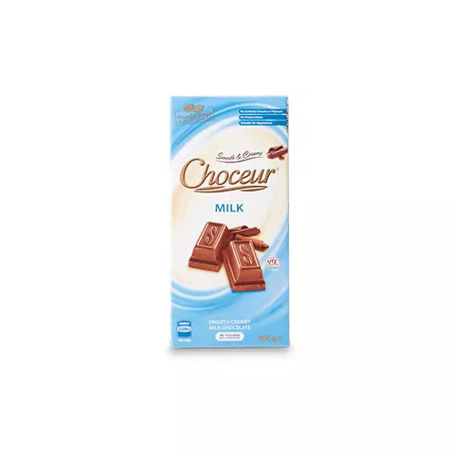 Choceur Milk Chocolate Block Bar 200g - Aldi Chocolate