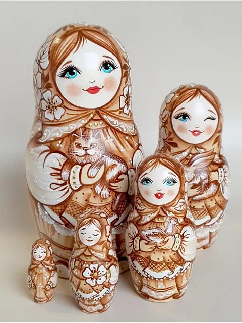 Mia Mamma è Una Matrioska Heka Naturals Semyonov Matrioska Bambole