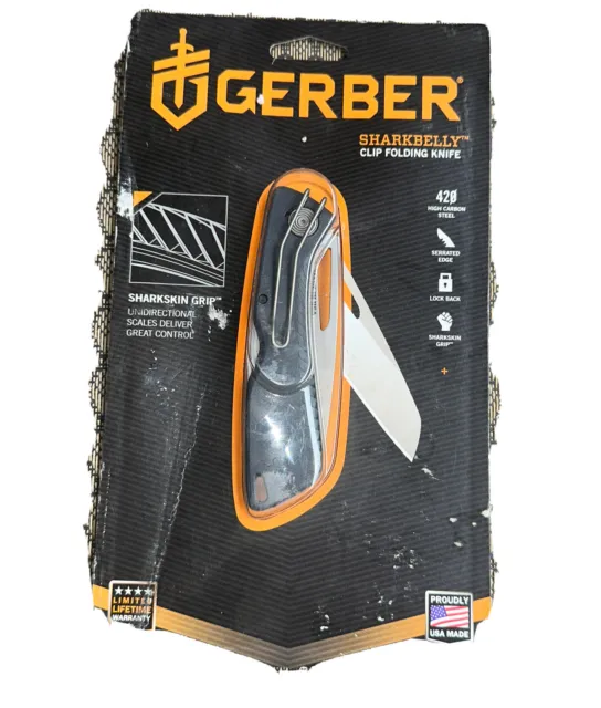 Gerber Sharkbelly Folding Knife ~ New