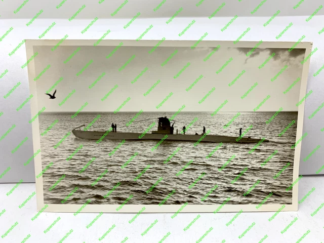 ALTES ARCHIV FOTO UBoot U7 Kriegsmarine Uboot Submarine WKII 13 £35.40