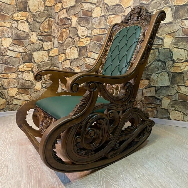 Rocking Chair Mid Century Modern lounge chair Accent Chair Baroque French Rococo