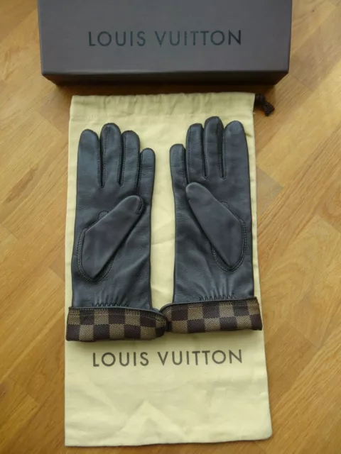 LOUIS VUITTON × Supreme Men's Leather Baseball Glove Brown