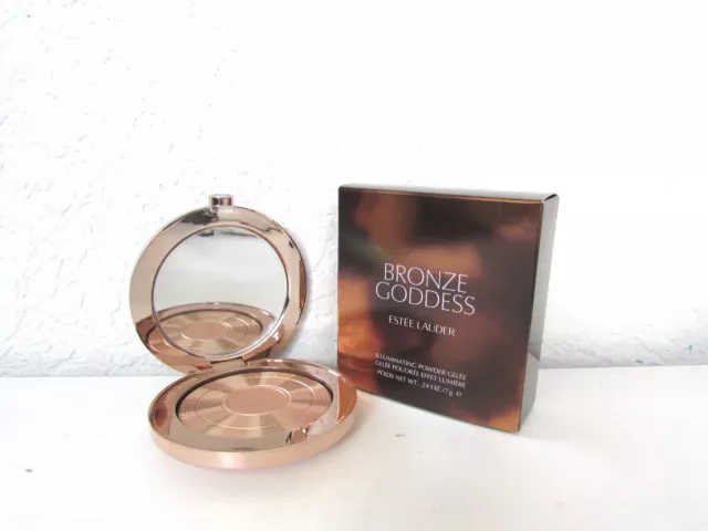 Neu im Karton! ~ ESTÉE LAUDER Bronze Göttin beleuchtendes Pulver Gelee HEAT WAVE 01 3