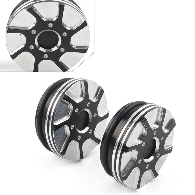 Chrome CNC Swingarm Pivot Bolt Covers For Harley V-Rod 06-17 VRSCF VRSCAW Type 1