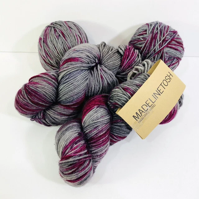 Madelinetosh Tosh DK Yarn 100% Merino Wool Black Velvet - Lot 1lb 1oz - 480g