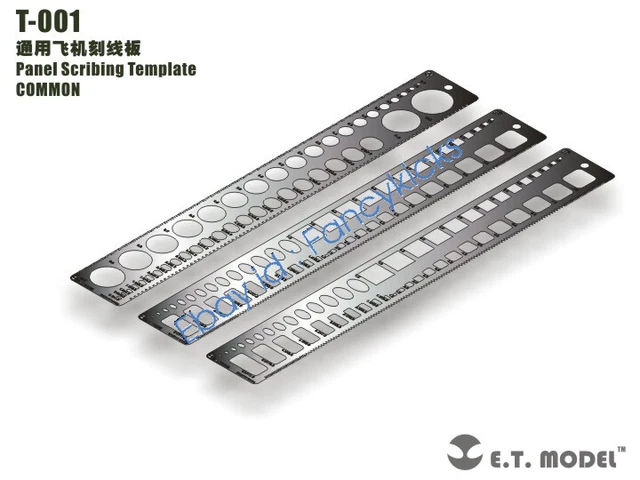 ET Model T-001 Panel Scribing Template Detail Up part COMMON