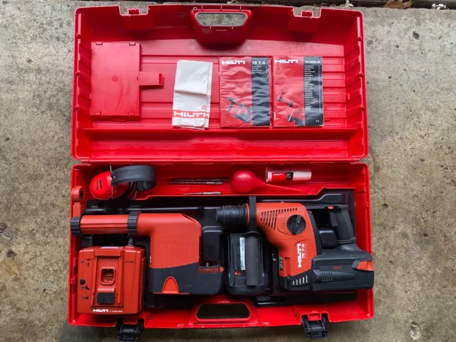 Hilti TE 7-A Cordless Rotary Hammer Drill Performance Package 36v USED ONCE