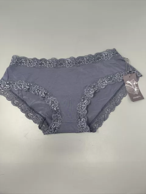 FLEUR’T INTIMATES ICONIC Boyshort Panty Underwear In French Gray Small ...