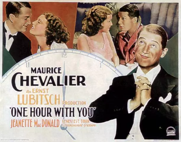 One Hour With You Poster Maurice Chevalier OLD MOVIE PHOTO