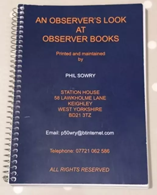 An Observer’s Look at Observers Books A5 Full Colour Special Collectors' Guide
