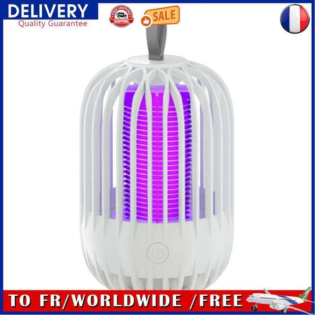 Pest Control Lights LED Bug Trap Mute Luring Mosquito Killer Lamp (White)