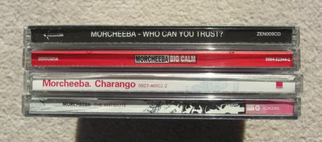 Morcheeba x4 CDs - Who Can You Trust & Big Calm & The Antidote & Charango Bundle 2