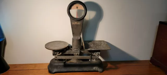 Antique/Vintage Detecto-Gram Cast Iron Store/Merchant Balance Scale