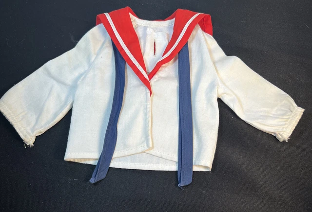 Vintage Charmin Chatty Cathy Sailor Top Only Tagged Doll Shirt 1962 Mattel Vintage Charmin Chatty Cathy Sailor Top Only Tagged Doll Shirt 1962 Mattel